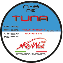 Key West Tuna Tournament Super PE #4.5 0.35mm 500mt X-8 Camouflage Sea